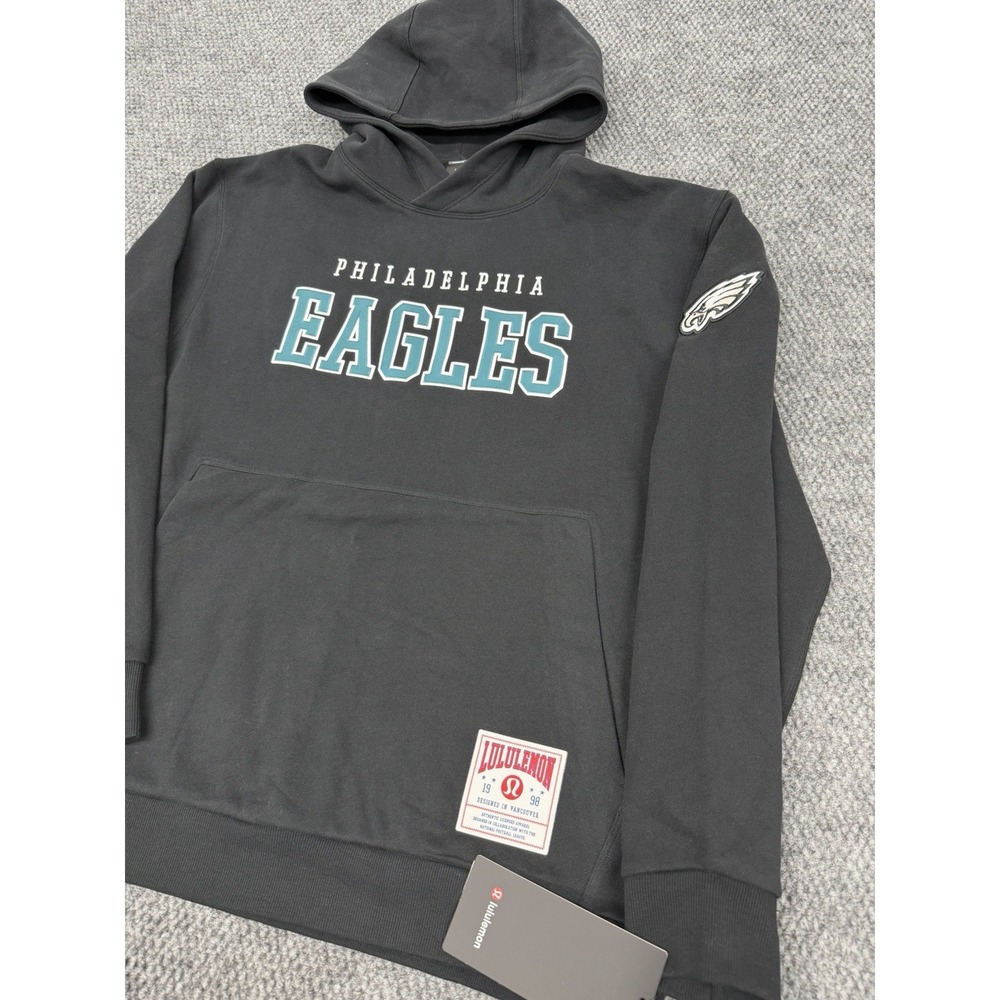Lululemon x Philadelphia Eagles Men's Large Steady State Pullover Hoodie - New - Picture 5 of 14